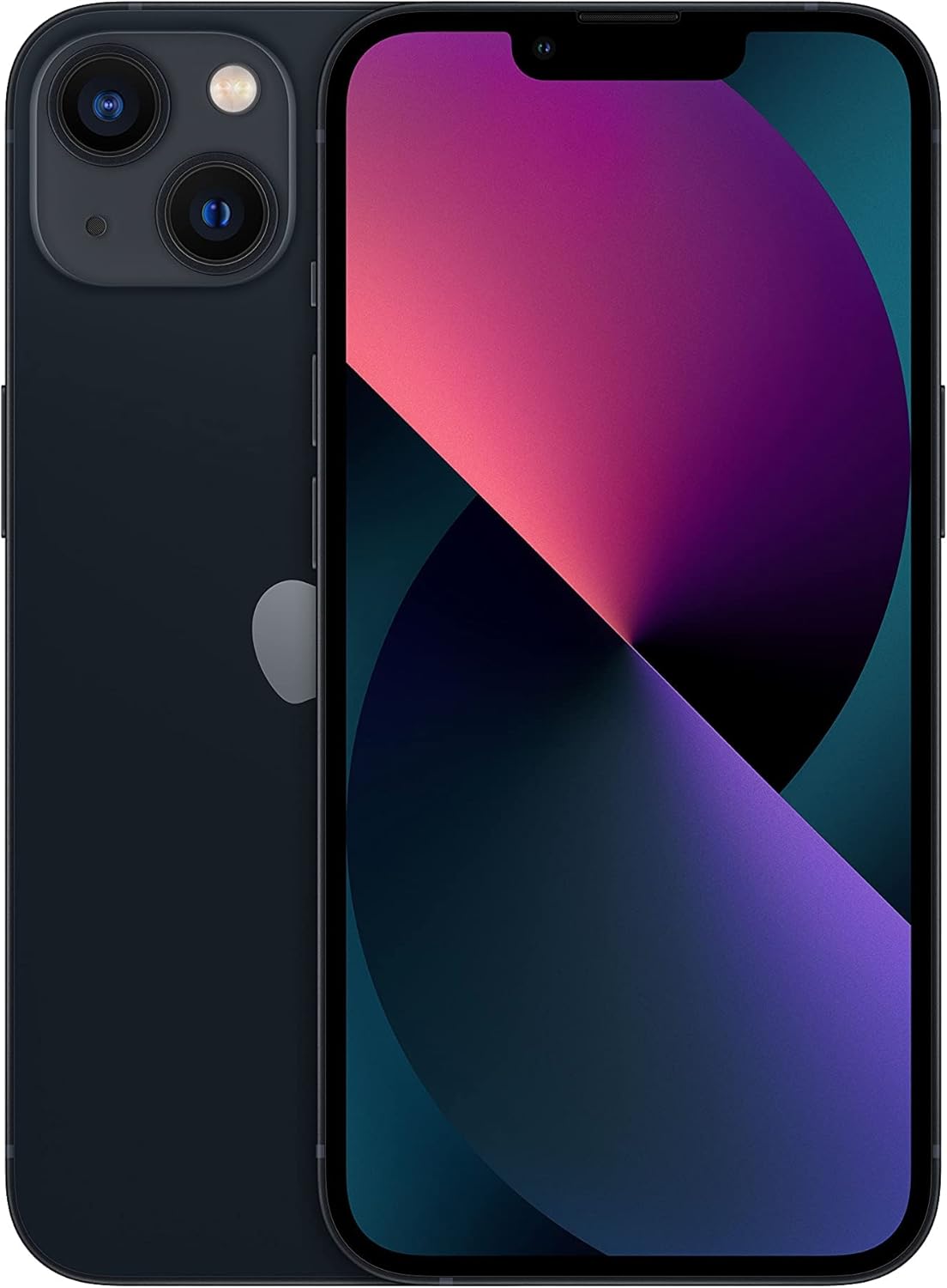 Apple iPhone 13の128GBモデル。中古購入時には端末の状態や保証内容を確認したいスマートフォン