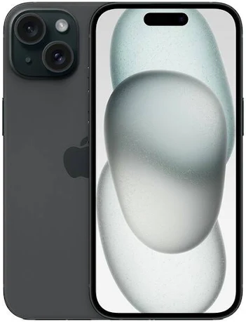 iPhone 15 128GB ブラックの整備済み品の商品画像